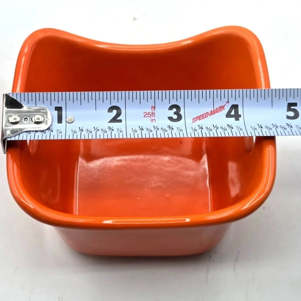 Rachael Ray Bubble & Brown Ramekins 10 oz Dipping Cups Red Blue Yellow‎ Orange